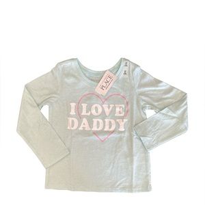 📍🆕🏷 The Children’s Place l/s tee I LOVE DADDY size 2T